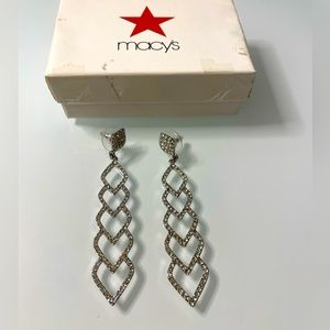 Macys Teardrop Heart Earrings